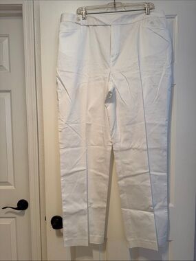 Women’s White Stretch Dress Pants